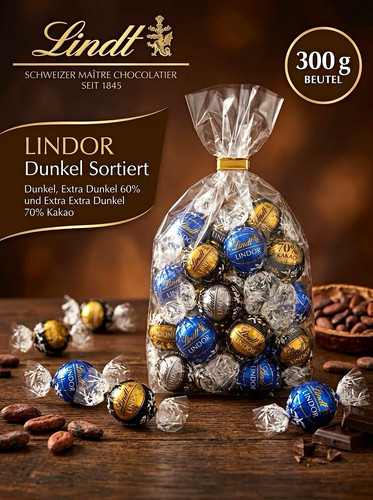 Lindt lindor dunkel sortiert - lindor,